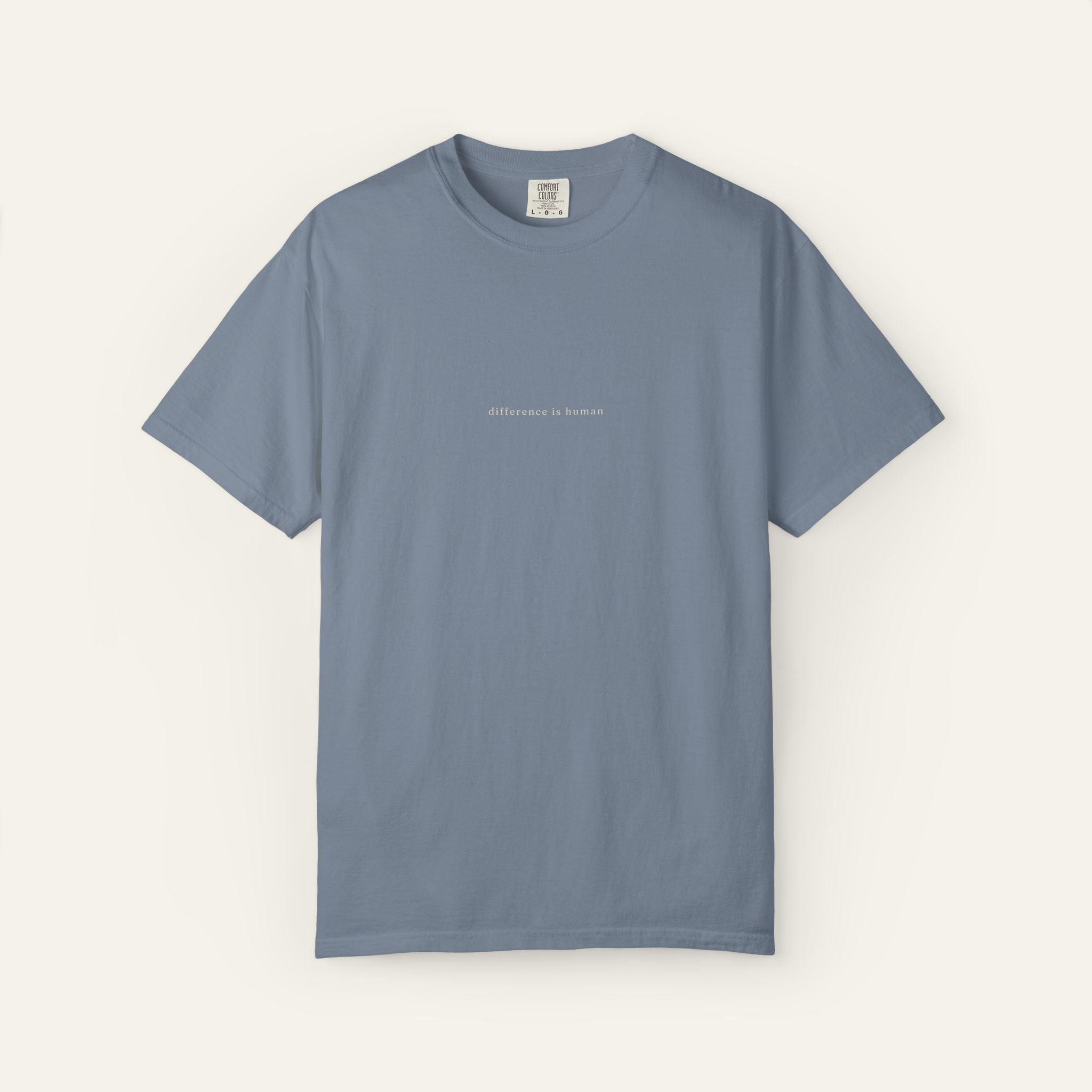 Difference Is Human Text T-Shirt